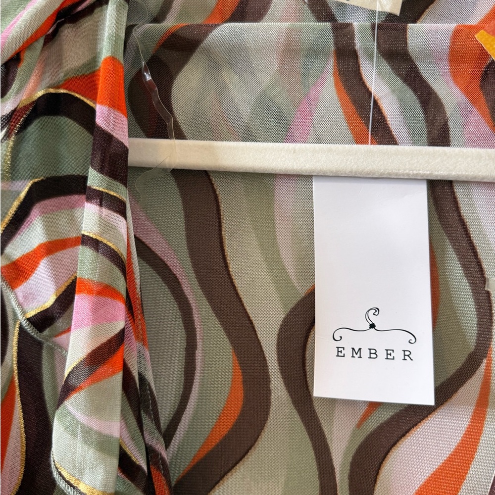 Multicolor Ruffle Blouse - Picture 3 of 3